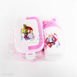 Lovely design popular lunch box+drinking bottle for kids