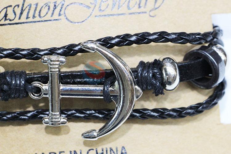 Retro Cowhide Bracelet Antique Bangles for Promotion