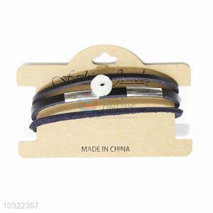 Popular Retro Cowhide Bracelet Antique Bangles for Sale
