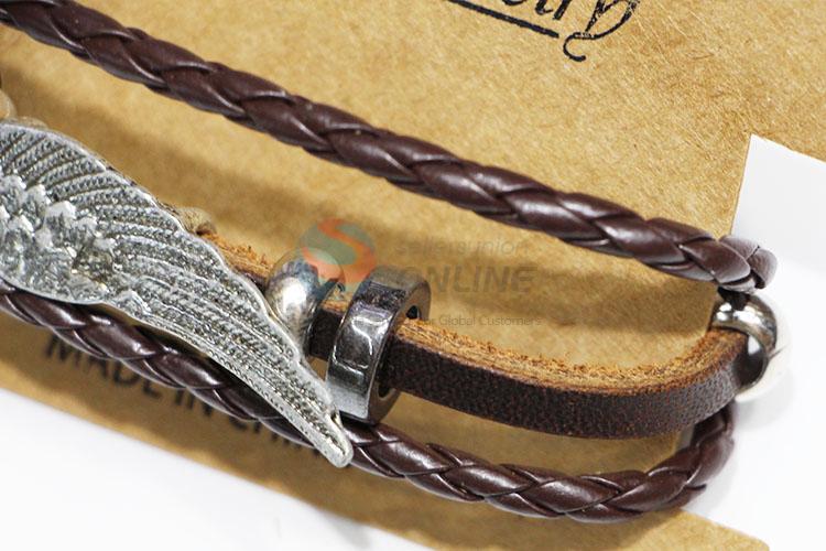 Retro Cowhide Bracelet Antique Bangles with Low Price