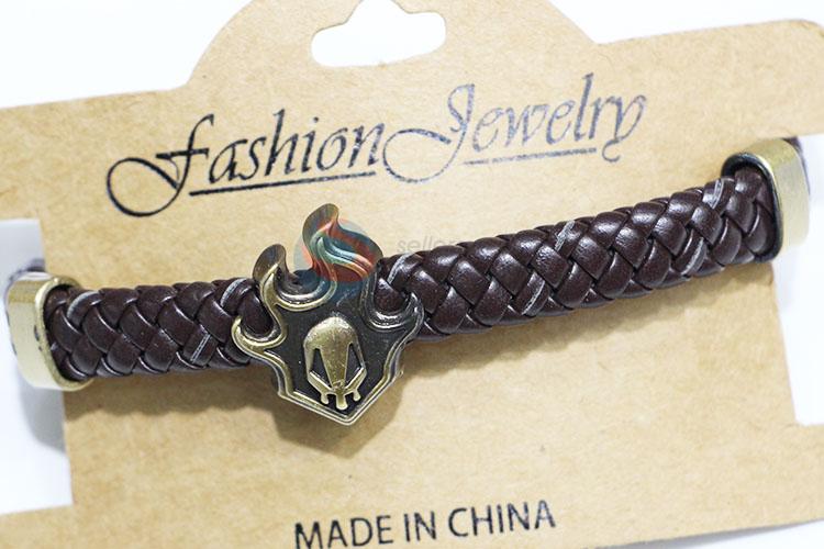 Promotional Gift Delicate Alloy Cowhide Bracelet Accessories