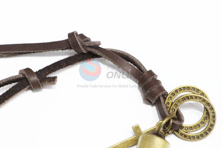 Promotional Gift Vintage Horn Shaped Pendant Necklace Accessories