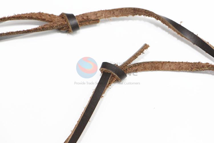 Popular Antique Long Cowhide Necklace for Sale