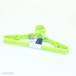 Wholesale good quality 5pcs green plastic clothes rack