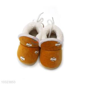 Factory Hot Sell Brown Warm Baby Shoes for Sale
