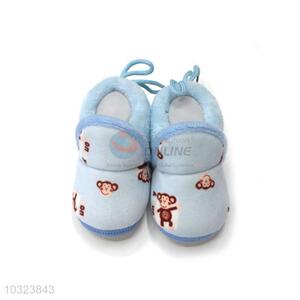Lovely Monkey Pattern Warm Baby Shoes for Sale