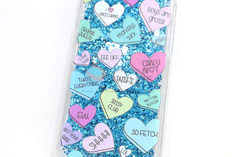 Interesting Heart Printed Mobile Phone Shell for Sale