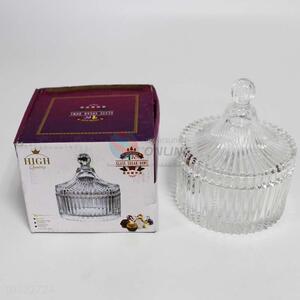 Exquisite glass candy jar