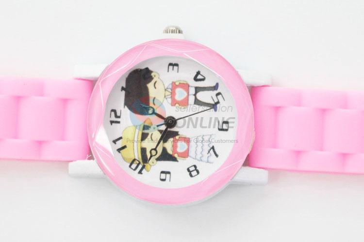 Hot Sale Lovely Womens Watch with Silicone Strap