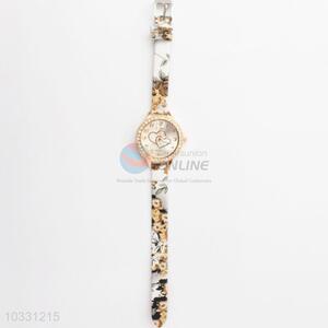 New Products Leather Strap Women Wirst Watch