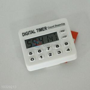 White Plastic Digital Kitchen Timer