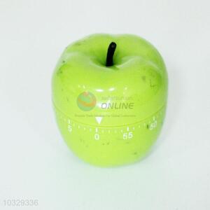 Lovely Green Apple Design Plastic Timer for Kitchen