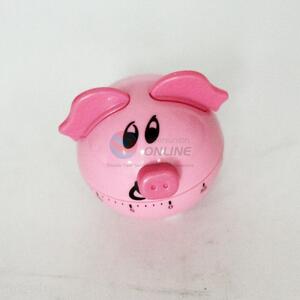 Cartoon Pig Design Plastic Kitchen Timer