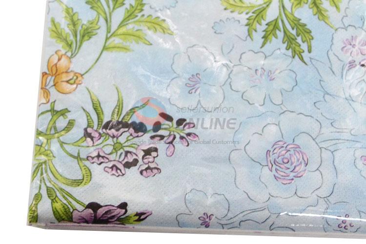 Wholesale Flower Printed Square Paper Towel for Sale