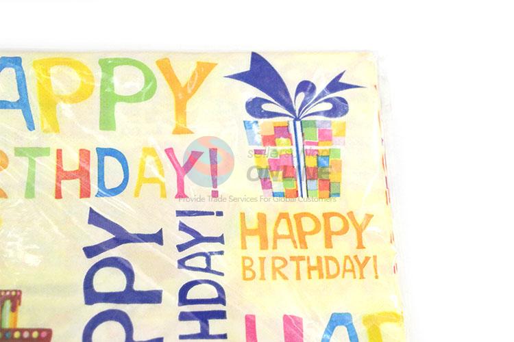 Great Happy Birthday Square Paper Towel for Sale