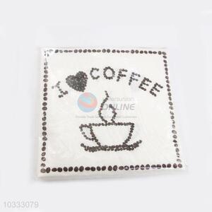 Nice Coffee Printed Square Paper Towel for Sale