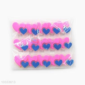 Great useful low price loving heart shape flash brooches