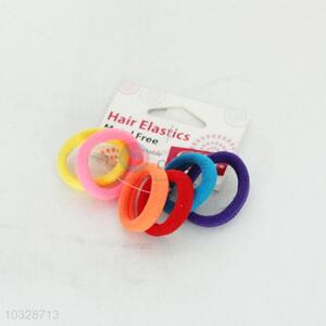 6pcs Colorful Hair Rings Set