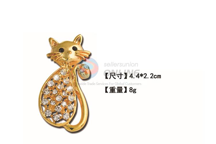 Competitive price hot selling cat brooch