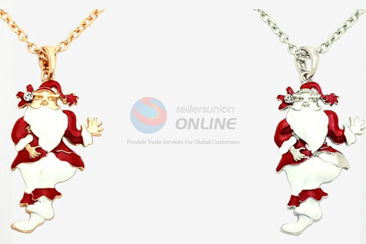 Lovely design popular Christmas Father shaped necklace