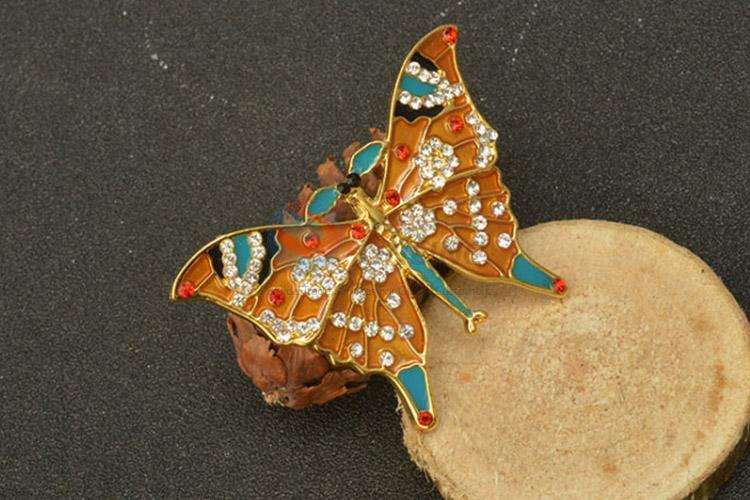 Cheap wholesale high quality butterfly brooch