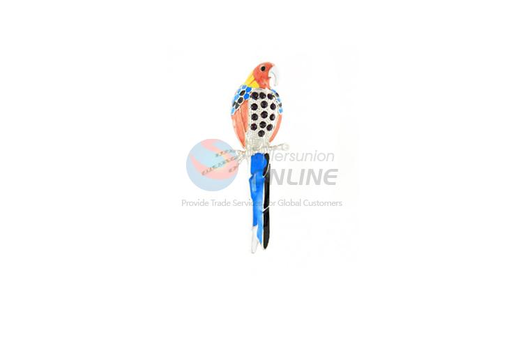 Competitive price hot selling parrot brooch