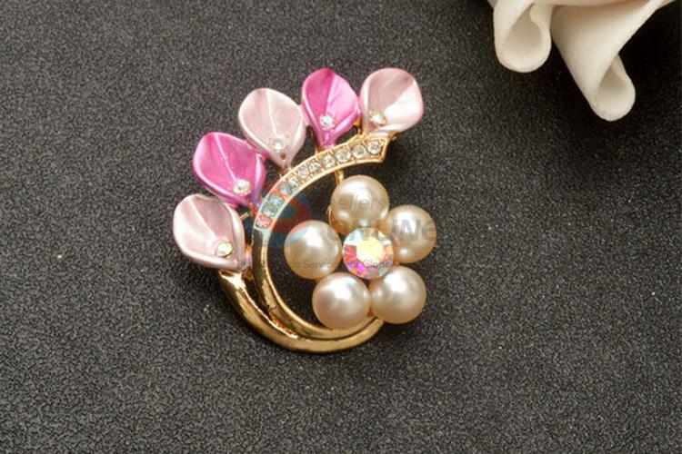 High sales promotional pearl brooch
