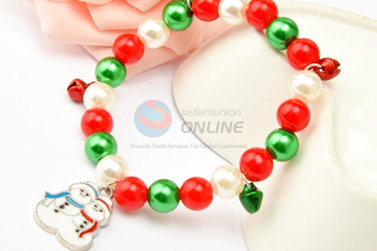 Wholesale promotional custom Christmas style bracelet