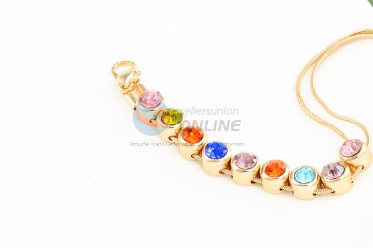 Competitive price hot selling colorful stones bracelet