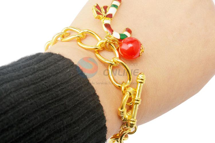 Delicate design good quality Christmas style bracelet