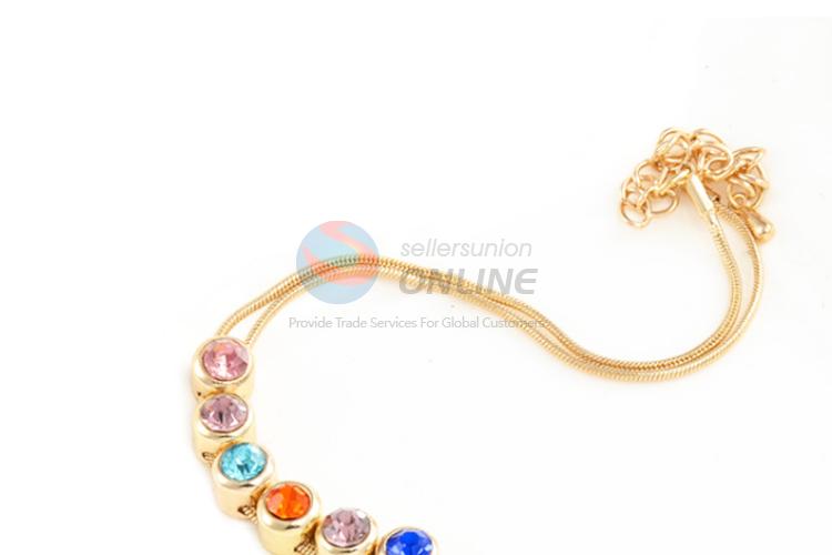 Competitive price hot selling colorful stones bracelet
