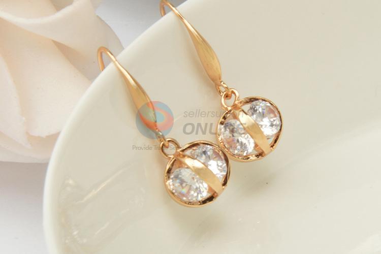 Factory promotional price fashion zircon earrings