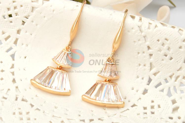 Bottom price good quality zircon earrings