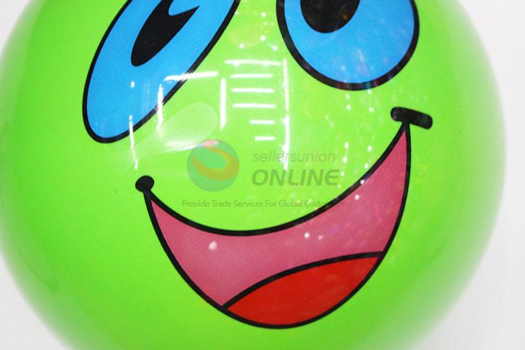 Lovely Pattern Green PVC Inflatable Ball Toy Water Polo