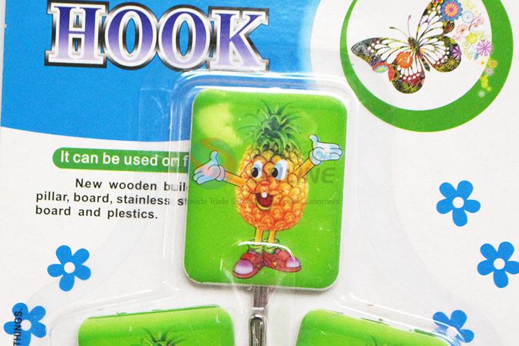 Wholesale Fruit Pattern Sticky Hook Plastic Hanger