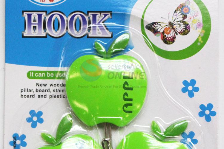 High Quality Green Apple Shape Magic Sticky Hook