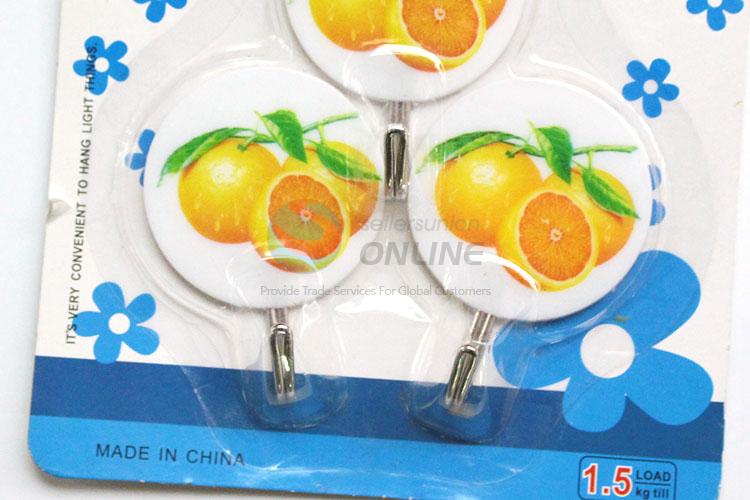 New Product Orange Pattern Cartoon Plastic Hook