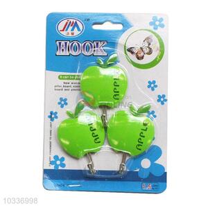 High Quality Green Apple Shape Magic Sticky Hook