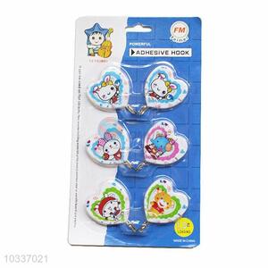 Good Quality Practical Cartoon Plastic Sticky Hook