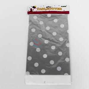 Black Color Dotted PE Table Cloth