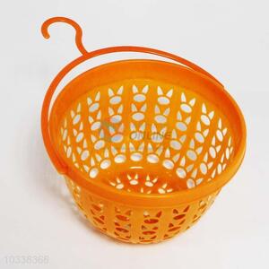 Promotional Orange Plastic Hanging Basket for Sale