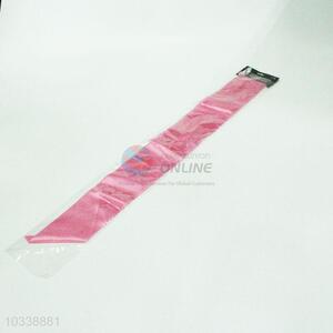 Pink polyester long coloured ribbon,9.5*156cm