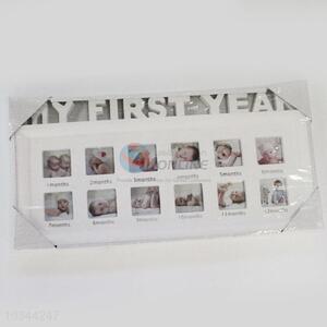 New Useful 1 Set Infant Baby One Year Grown Picture Frame