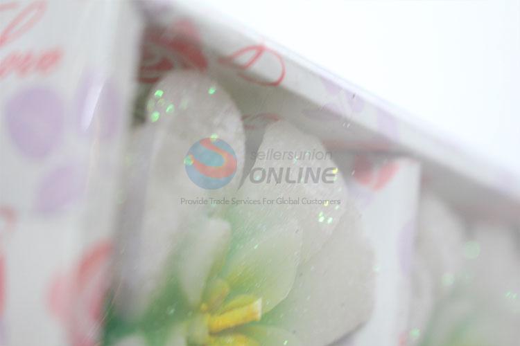 Customized four-leaved clover candles
