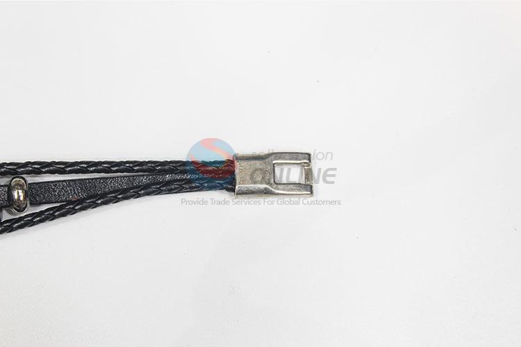 Top Sale Bohemia Rope Chain Leather Bracelet