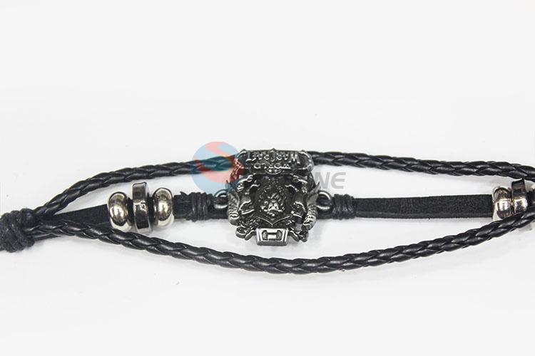 Factory Excellent Bohemia Rope Chain Leather Bracelet