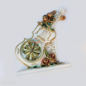 Fashion design violin craft clock