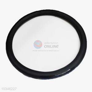 Wear resistant pu leather sewing steering wheel cover for car