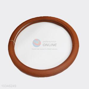 Hot sale heated universal pu leather car steering wheel cover