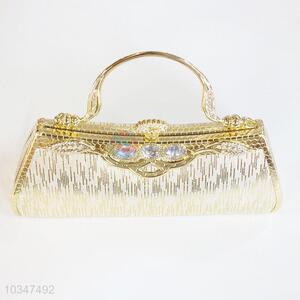 Women Metal Clutch Bag Evening Purse Party Handbag